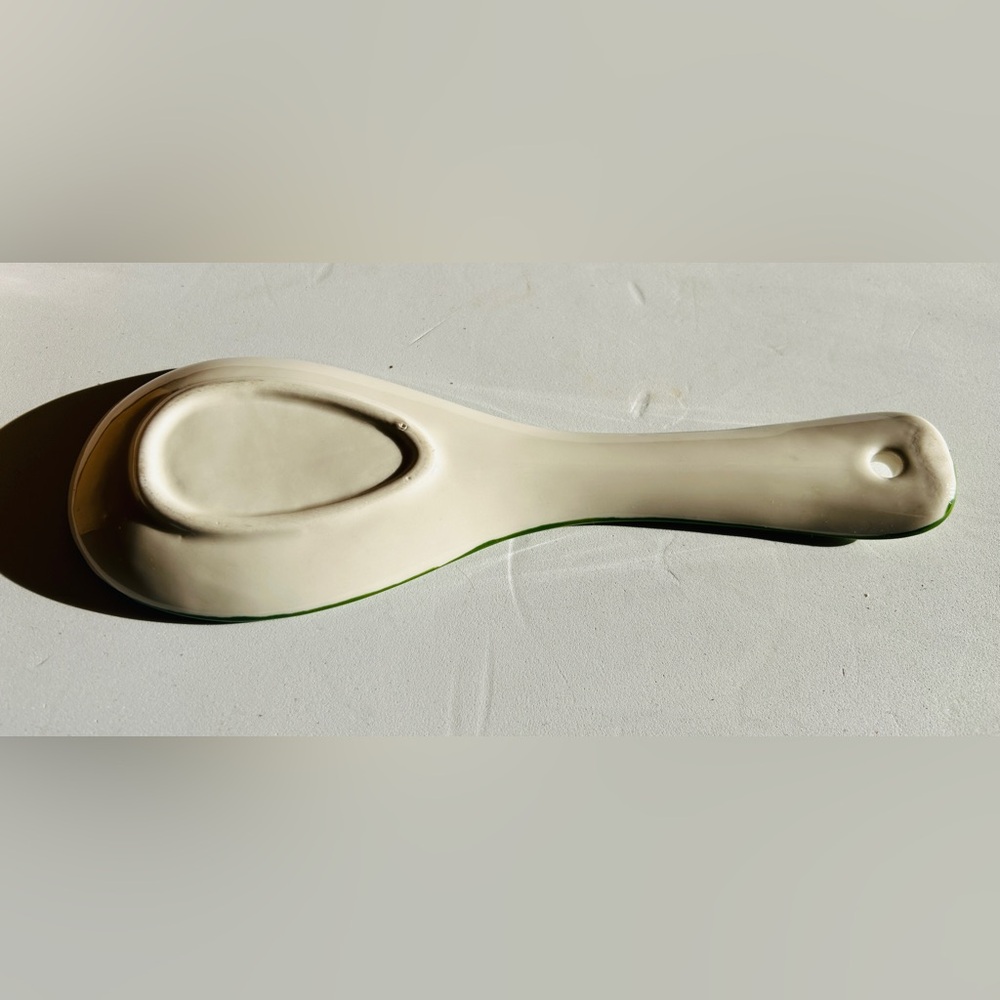 Vintage Greece spoon rest, ceramic, excellent condition. No blemishes noted. - Picture 2 of 2